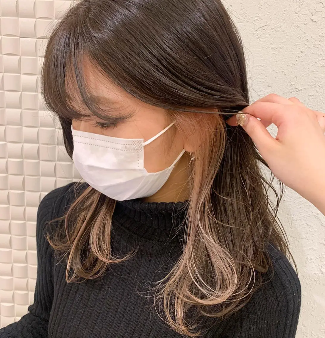 ロング カラー ピンクカラー 𝒢𝒾𝓇𝓁𝓎 ⑅　𝓎𝓊𝓀𝒶のヘアスタイル