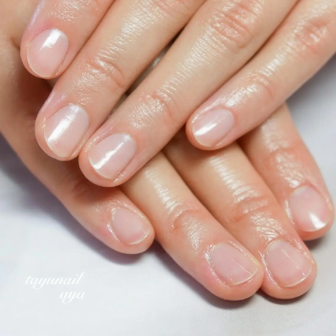 ネイル ブルー ジェルネイル パラジェル ネイルサロン 【たゆnail】のネイルデザイン