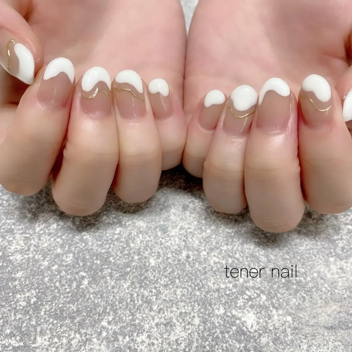 ネイル フレンチネイル テネルネイル tener nailのネイルデザイン