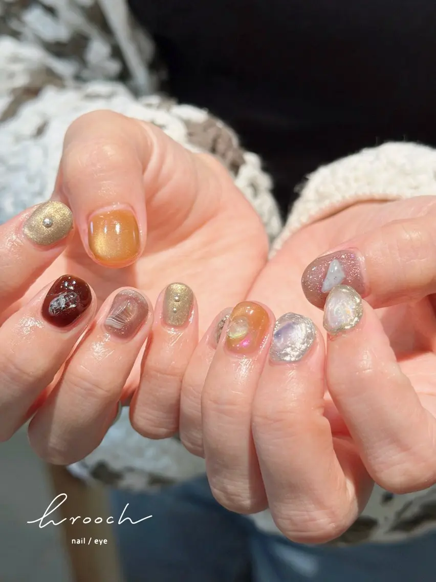 ネイル ハンドネイル BRooCH 市川かおりのネイルデザイン