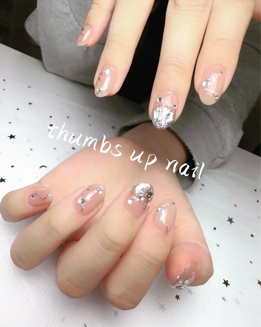 ネイル ハンドネイル 👍thumbs up nail👍のネイルデザイン