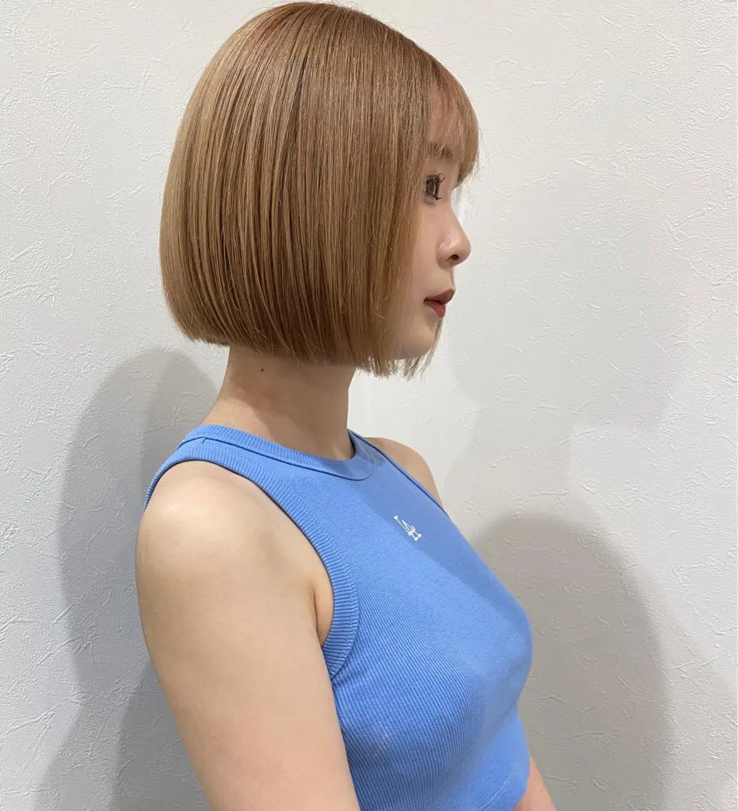 ショート カラー 髪質改善 中川 翔のヘアスタイル