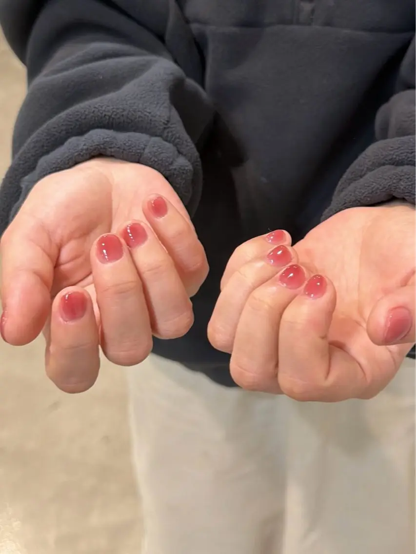 ネイル アートネイル 長さ出し 韓国ネイル ロングネイル スカルプネイル ハンドネイル Lumi de nailsのネイルデザイン