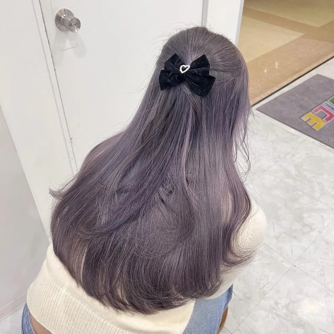 カラー ロング ハイトーン💎✨ 福岡天神のヘアスタイル