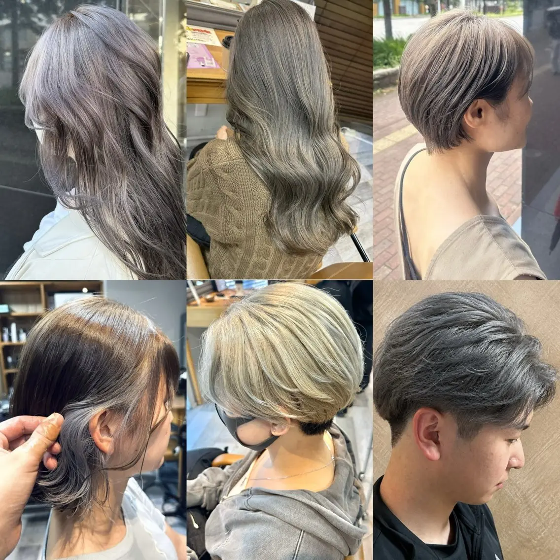 【ミニモ限定ホワイト系カラーコース】カット+ブリーチ1〜2回+トリートメントの写真