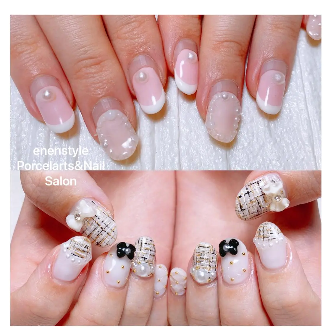 ミディアム ネイル 🐾enen style 🐾のネイルデザイン