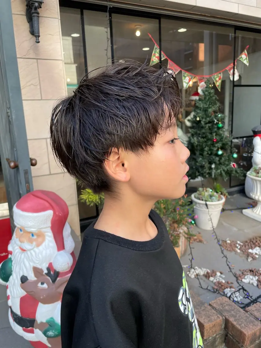 キッズ カット パーマ 大人可愛い🧸 艶髪✨かおるのヘアスタイル