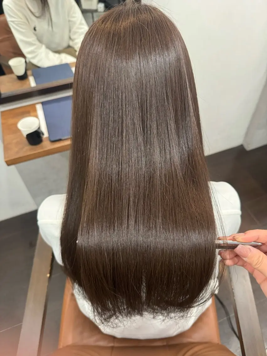 《🌻髪質改善メニュー🌻》似合わせカット➕ツヤツヤ髪質改善トリートメント💓の写真