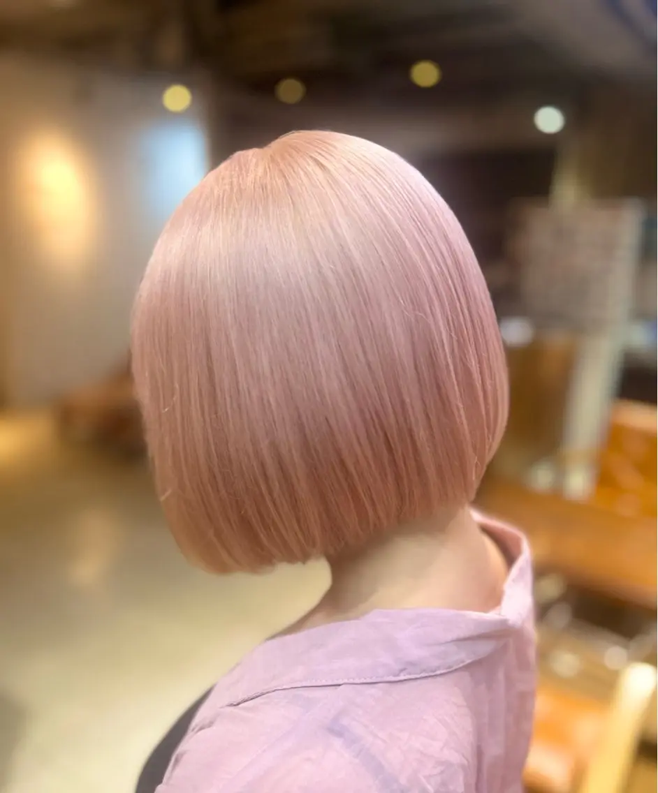 ショート カラー ヘアカラー トリートメント 💖カラー/ブリーチ 💖あつやのヘアスタイル