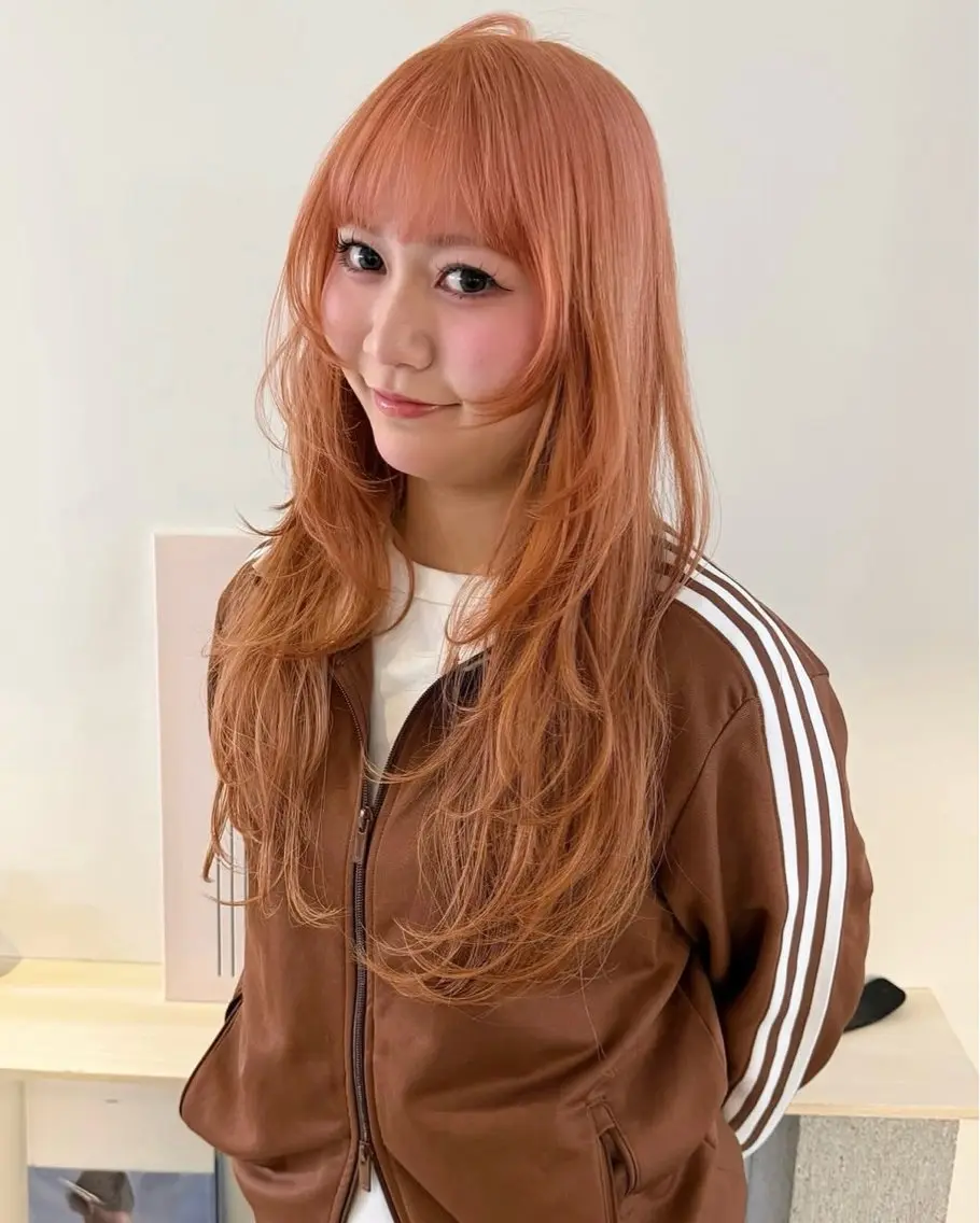 ロング カラー ヘアカラー ナナ 福岡美容室のヘアスタイル