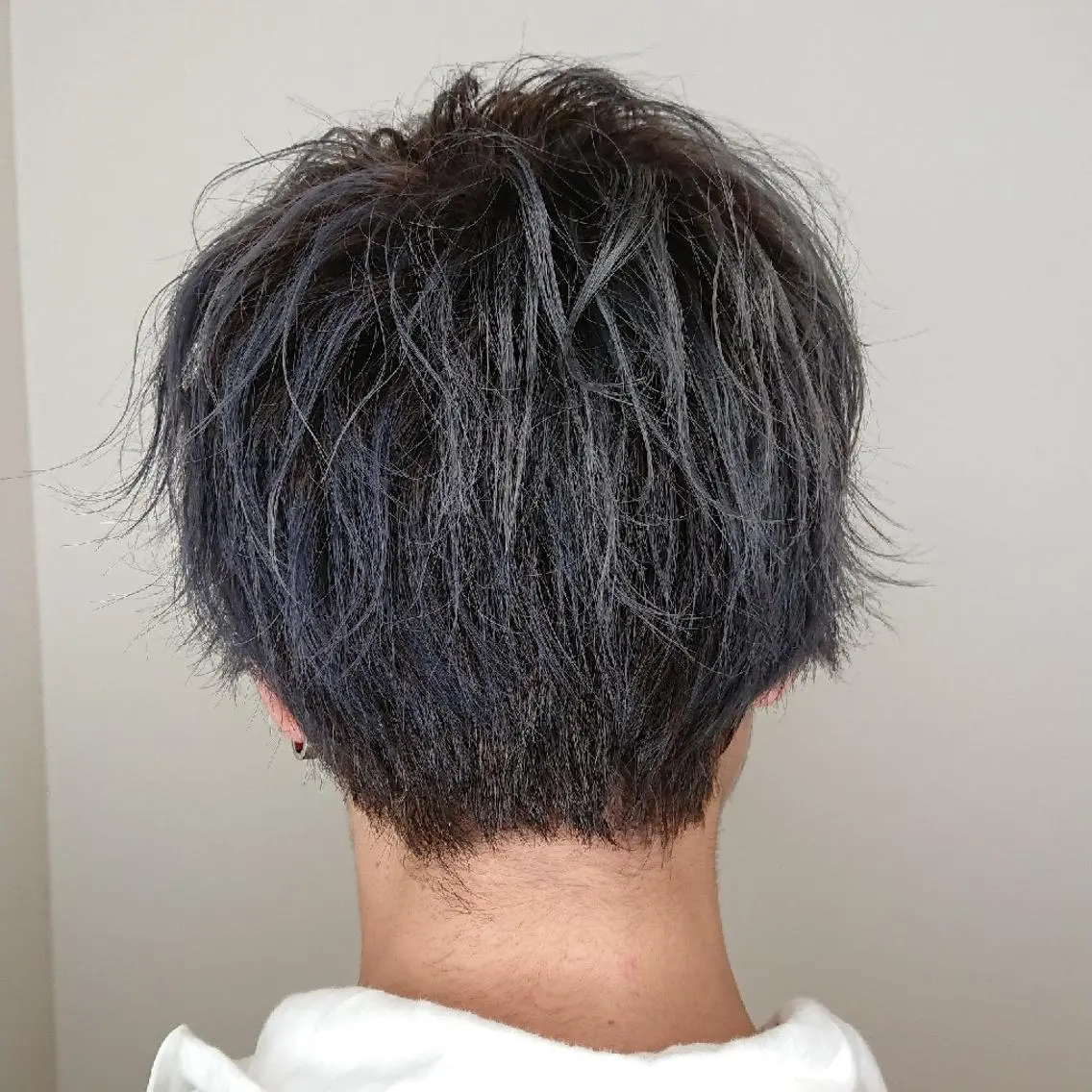 メンズ カラー アップバング メンズブリーチ マッシュ メンズパーマ ブリーチ カット ヘアカラー ブリーチ/ヘアケア/ 艶髪/イギチハルのヘアスタイル