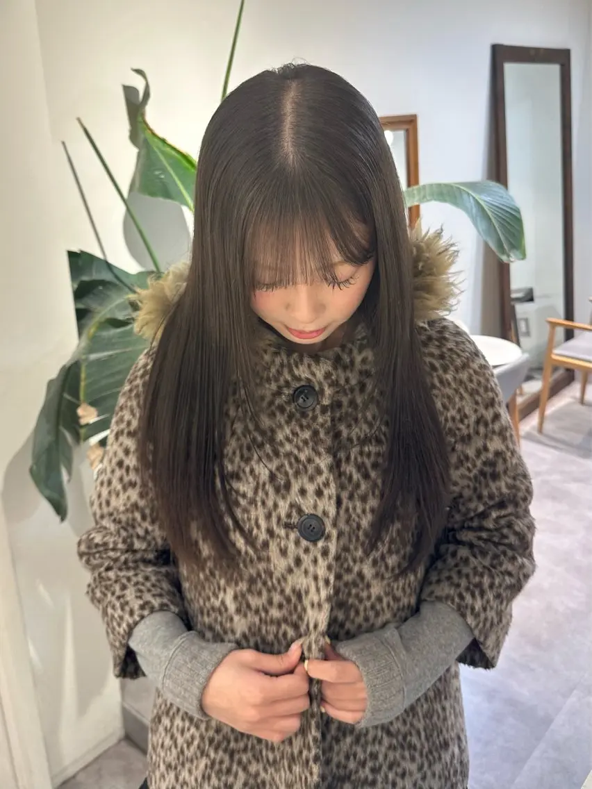 ロング カラー HANAME 原宿美容室のヘアスタイル