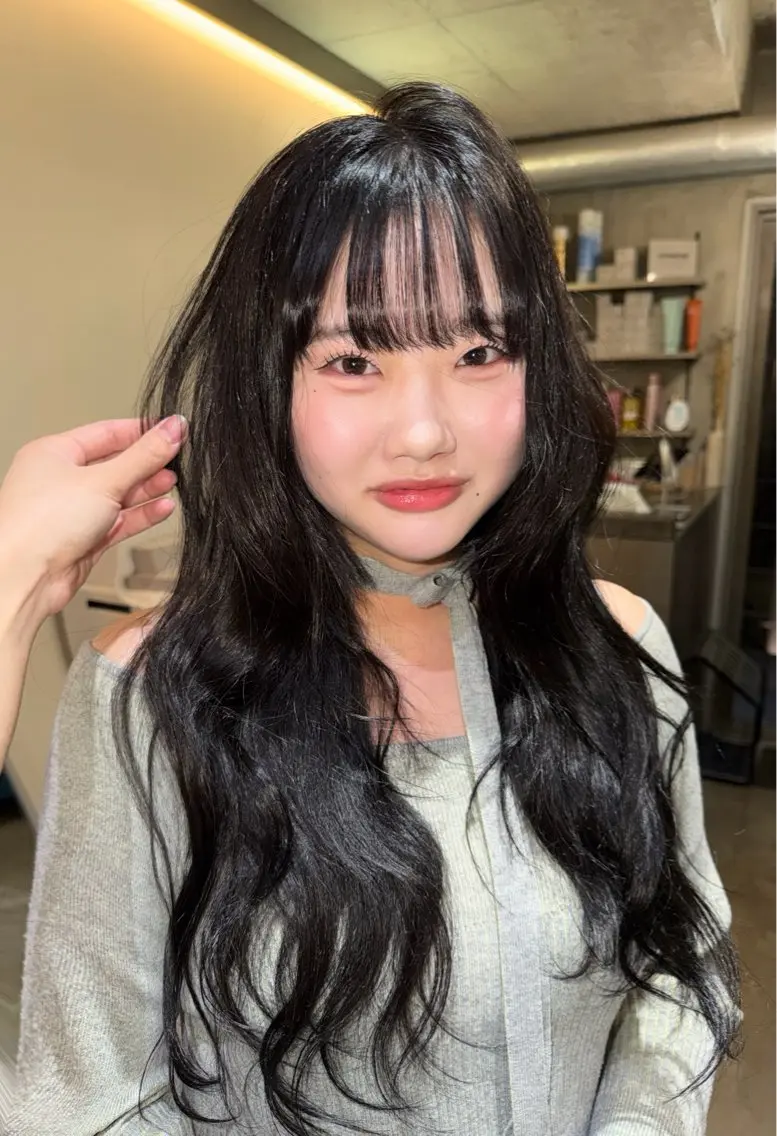 ロング カラー 黒髪 🫧カラーモデル募集 🫧Hiyuのヘアスタイル