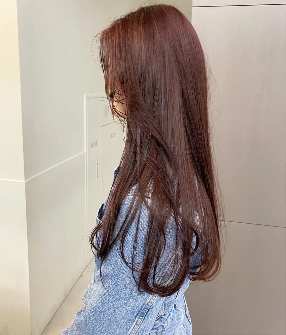 ロング 🎀透明感× 暖色カラーつな🎀のヘアスタイル