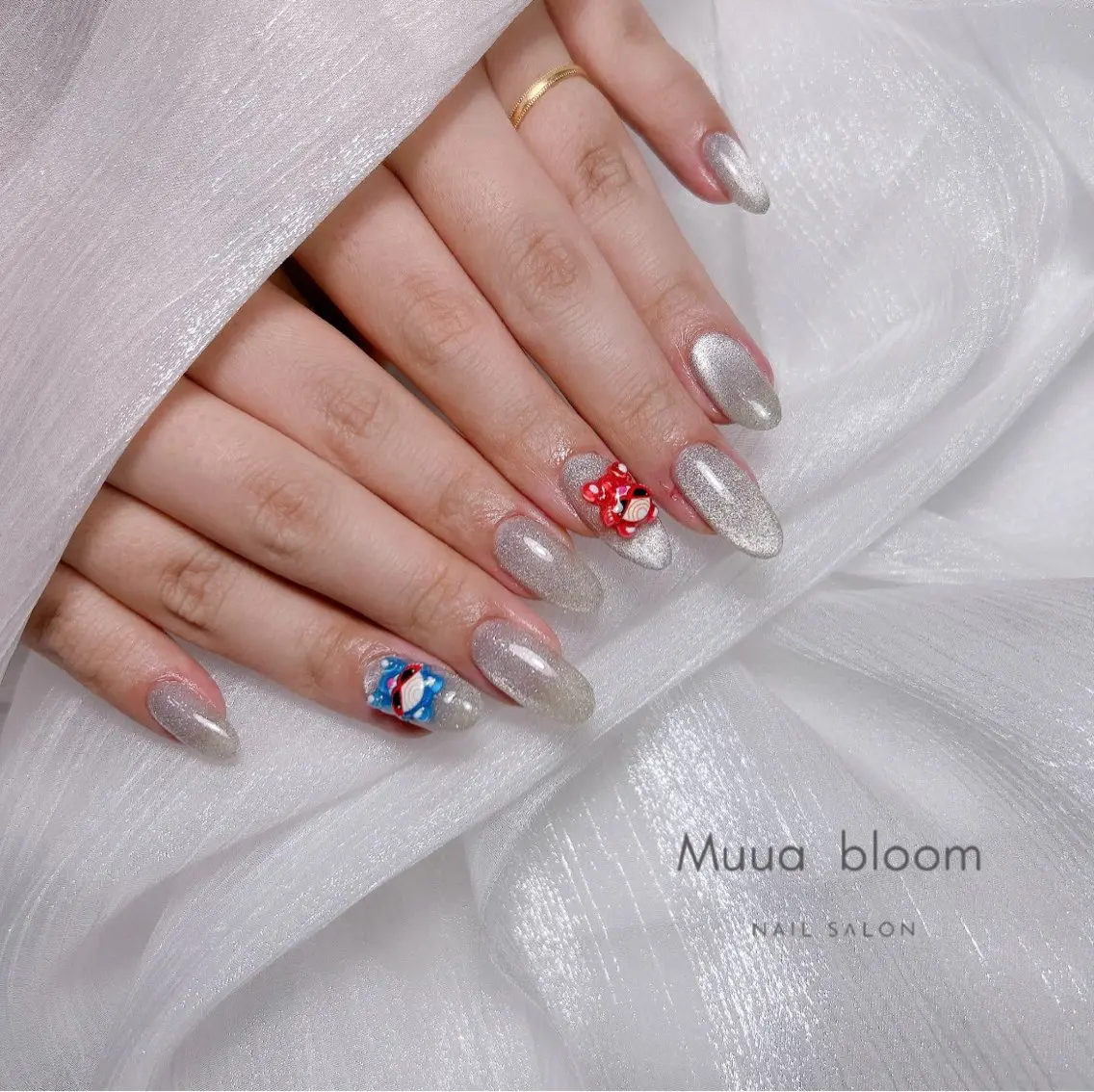 ネイル フラッシュネイル フラッシュマグ ハンドネイル Muua bloomのネイルデザイン