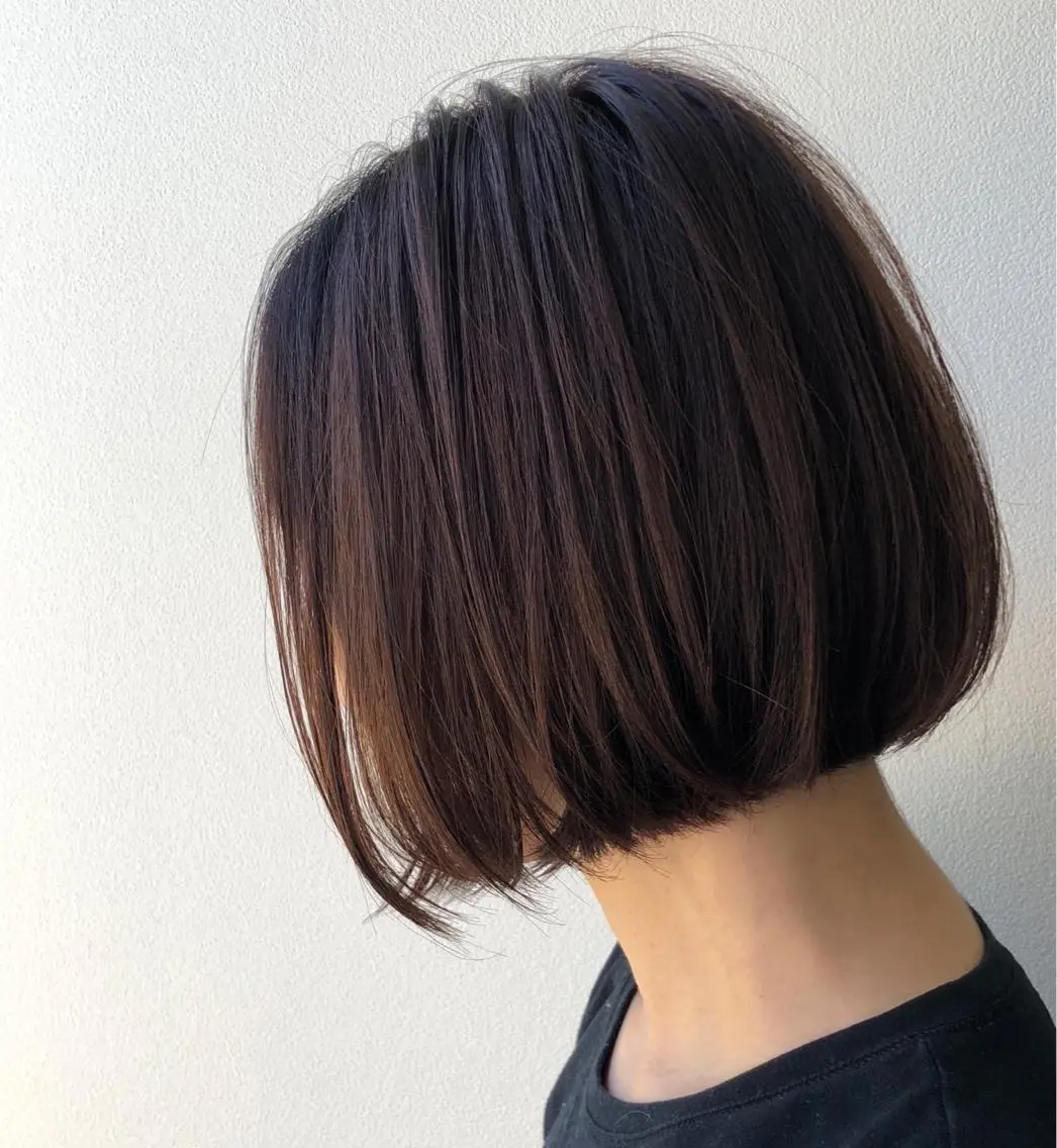 ショート カラー ベージュカラー ショコラベージュ ヘアカラー 樋口 祐次郎のヘアスタイル