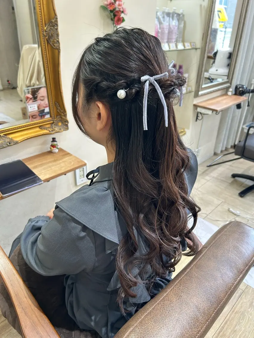 ヘアアレンジ ヘアセット Plaatje💐 ゆずはのヘアスタイル