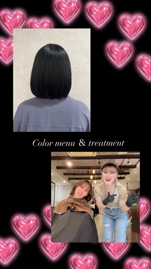 カラー ヘアカラー いまい ちひろのヘアスタイル
