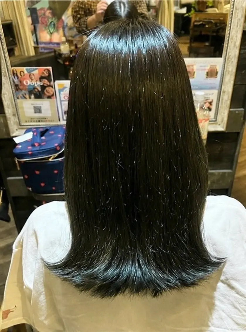 カラー 透明感カラー オリーブカラー 🐻‍岩井 杏珠🐻‍のヘアスタイル