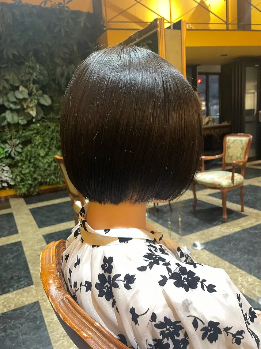 ショート 田中 沙織のヘアスタイル