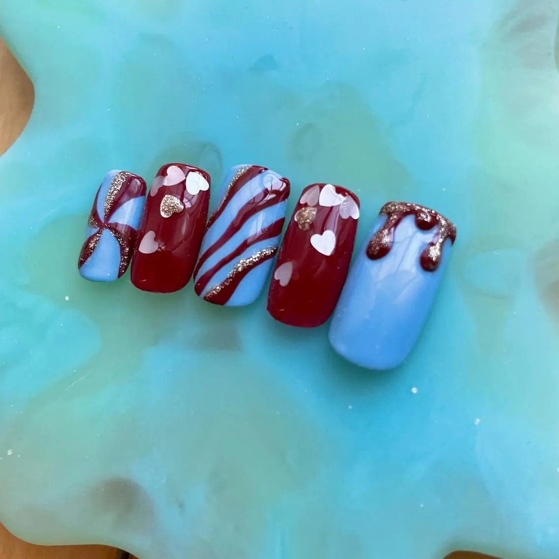 ネイル ハンドネイル Nail ヌシん家 AKANEのネイルデザイン