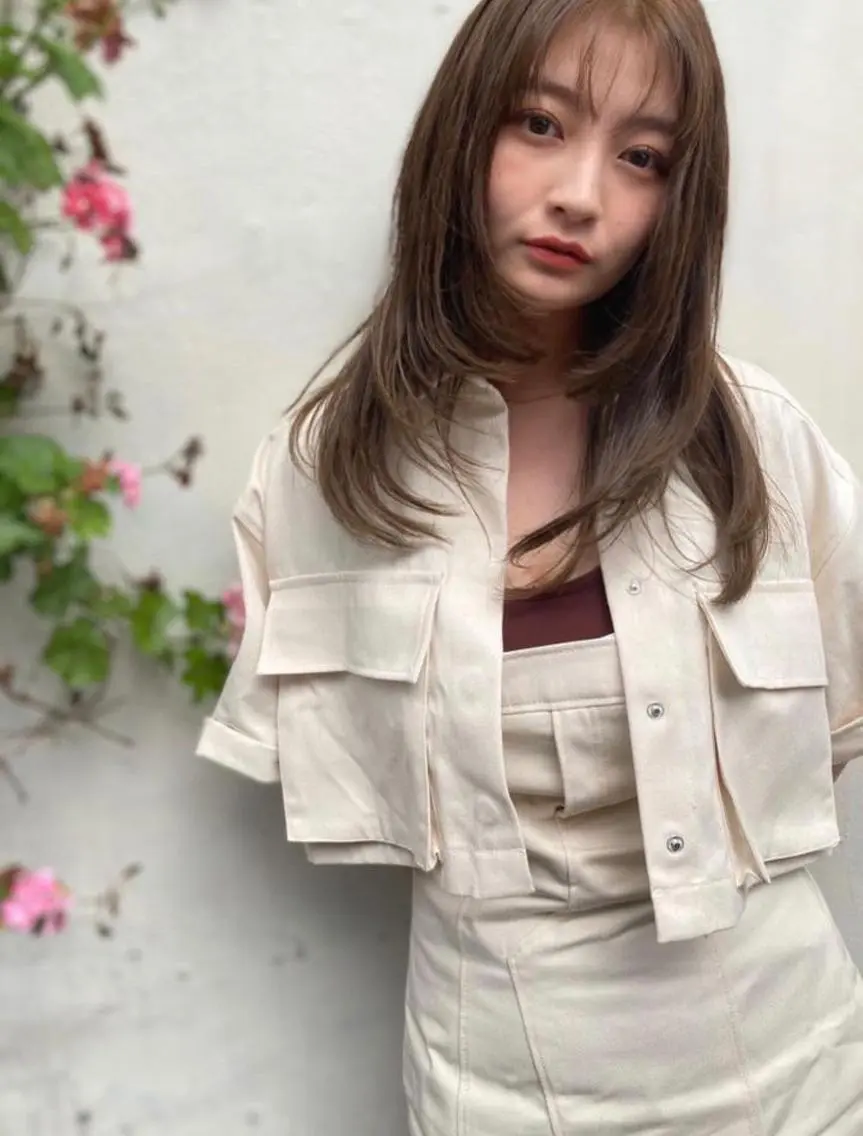 カラー+髪質改善トリートメント Color+hydrogen treatmentの写真