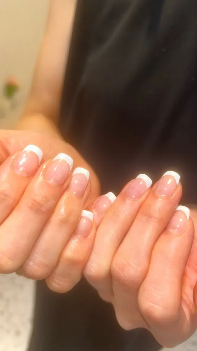 ネイル フレンチネイル White nail KAEDEのネイルデザイン