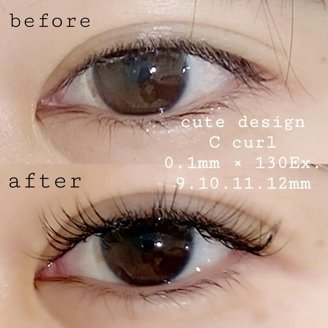 マツエク・マツパ mimośa. EyeDesignのマツエク・マツパデザイン