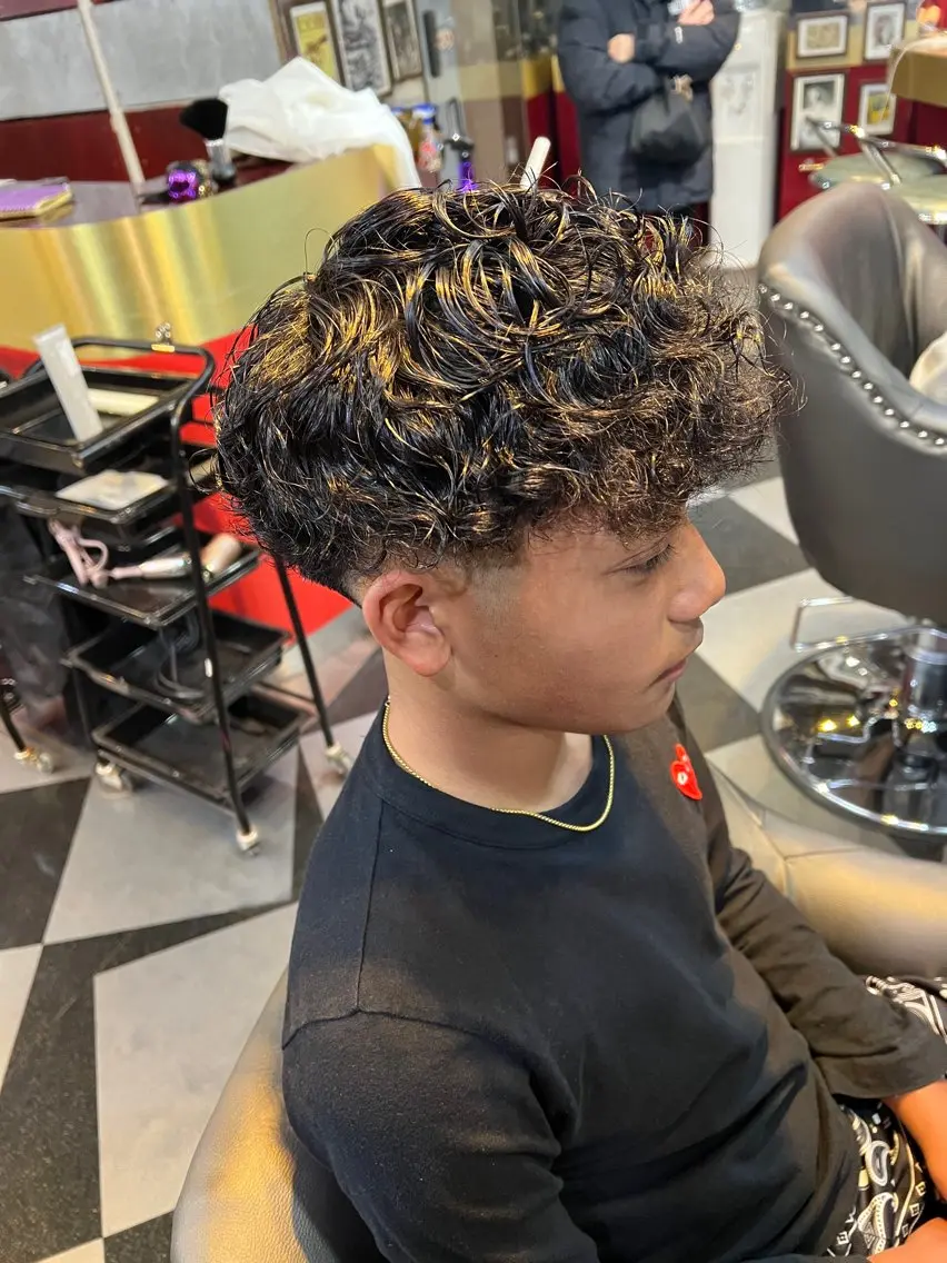 メンズカット+パーマ💈の写真