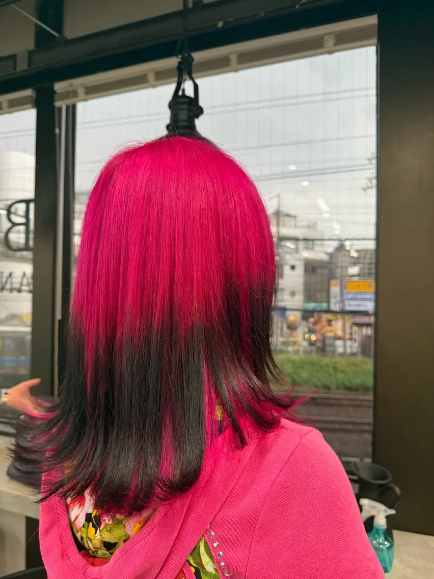 カラー ヘアカラー ルシ🎨/ハイトーン デザイン/個性派のヘアスタイル