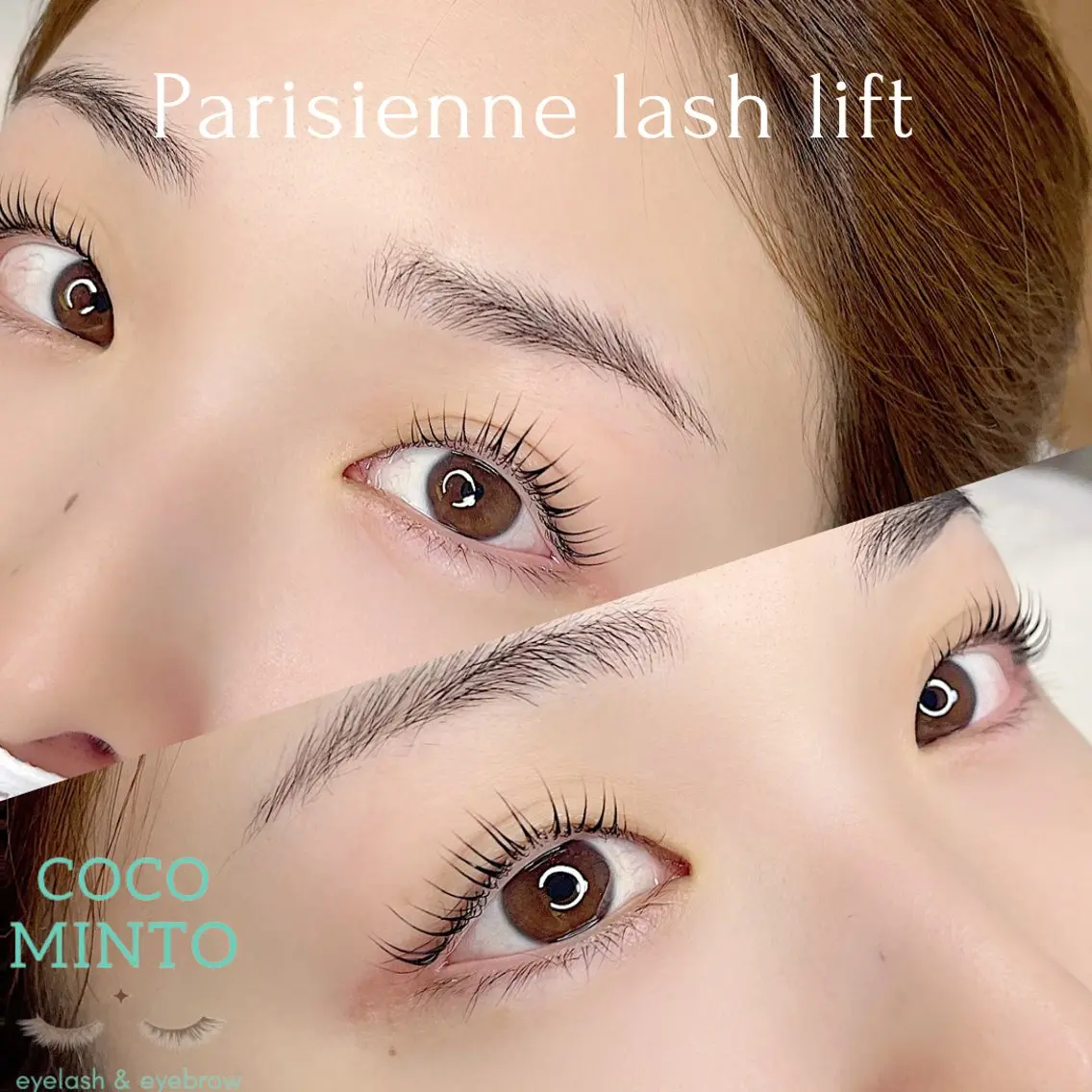 マツエク・マツパ パリジェンヌラッシュリフト CocoMinto Rie.Mのマツエク・マツパデザイン