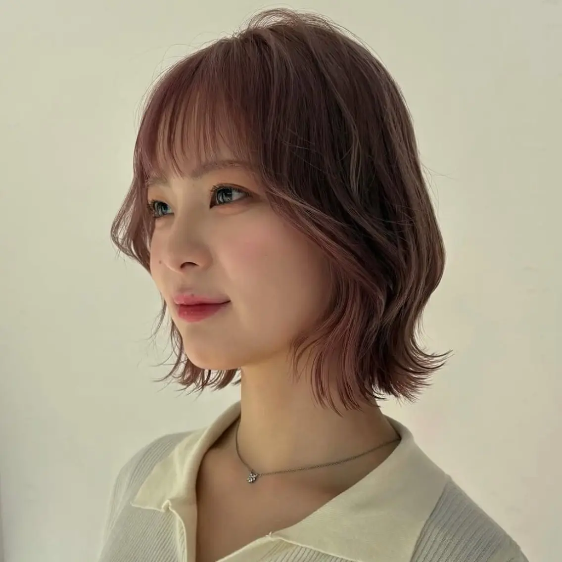 ミディアム カラー カット ヘアカラー トリートメント レイヤー/暖色カラー 🎀はるのヘアスタイル