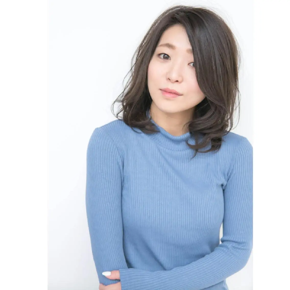 ミディアム 永野 良一のヘアスタイル