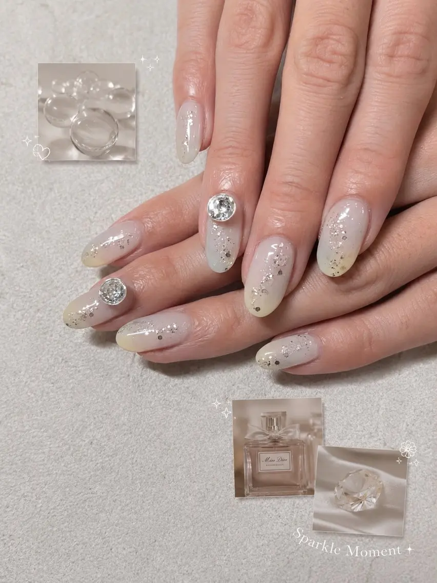 ネイル ハンドネイル Bianca 🎀Risaのネイルデザイン