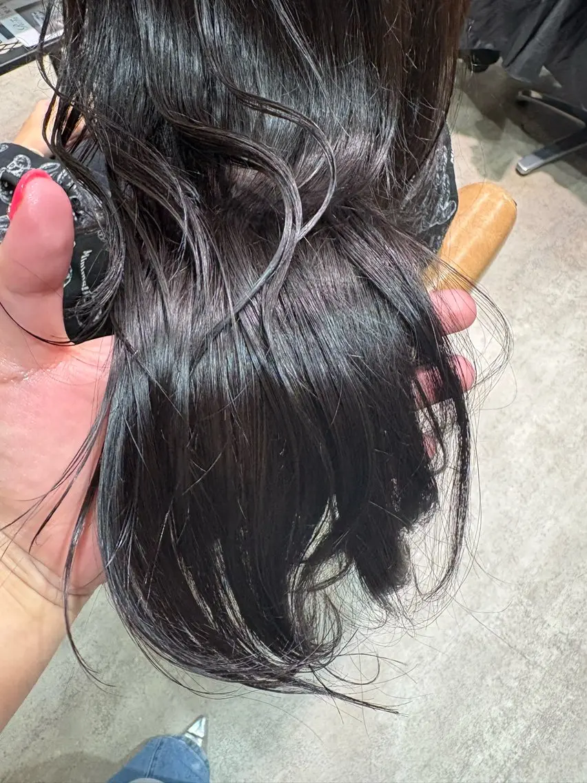 ロング カラー ヘアカラー 佐伯 美麗のヘアスタイル
