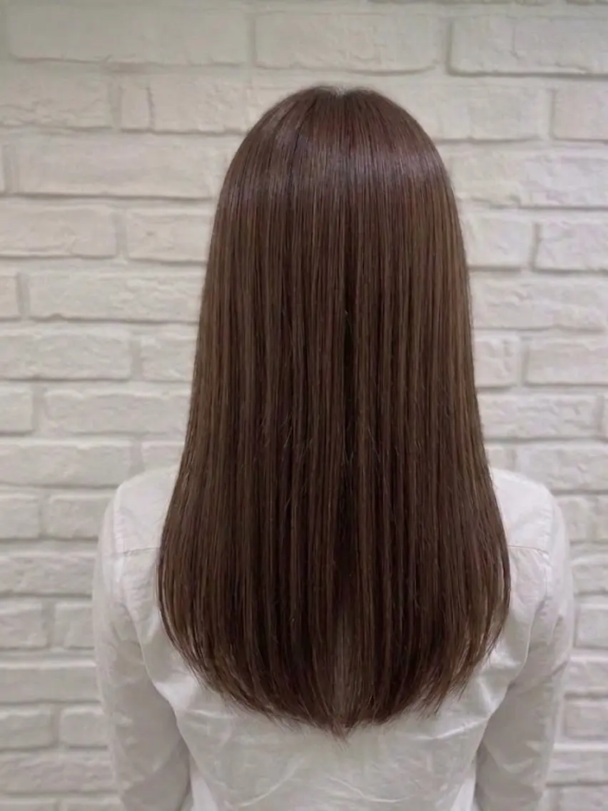 ロング 縮毛矯正 小野塚 悠【カラー モデル募集】のヘアスタイル