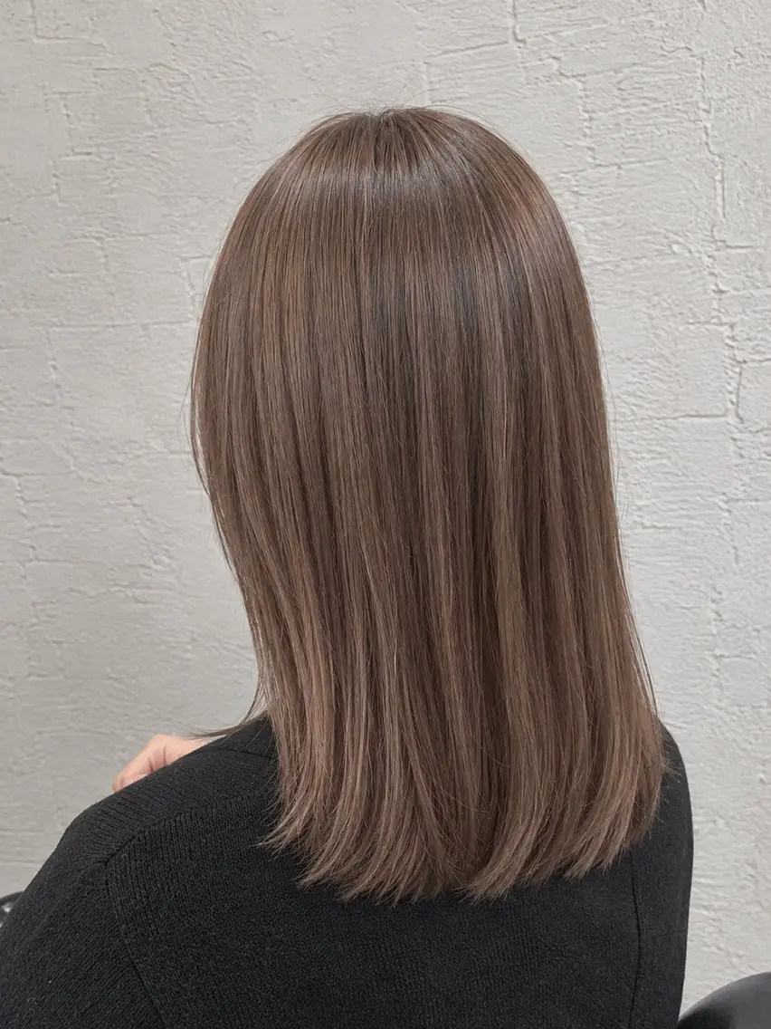 ミディアム カット ヘアカラー トリートメント 井上椋介 【Recharme】のヘアスタイル