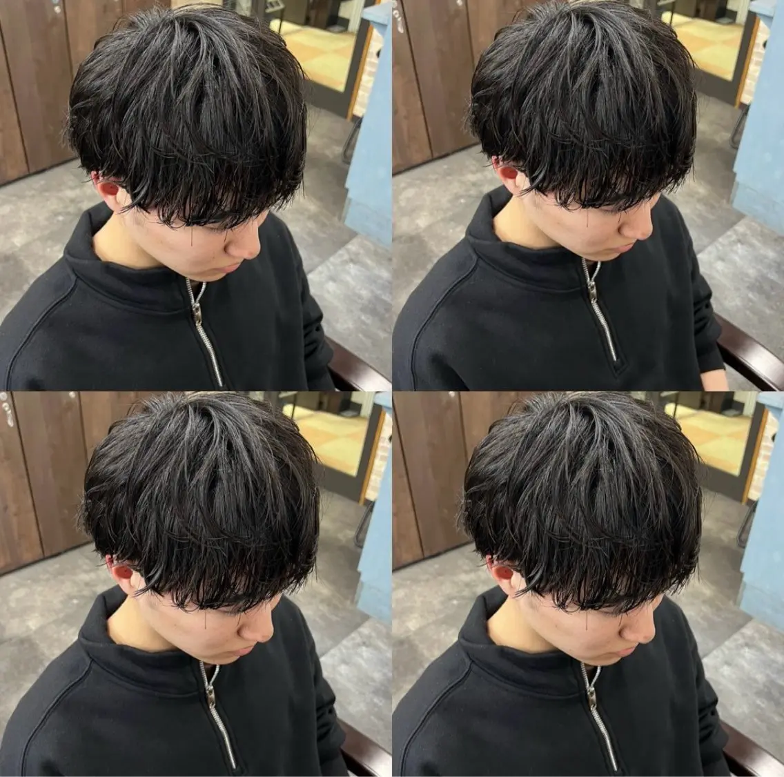 メンズカット【マッシュ/ウルフ/センターパート/韓国ヘア/錦糸町】の写真