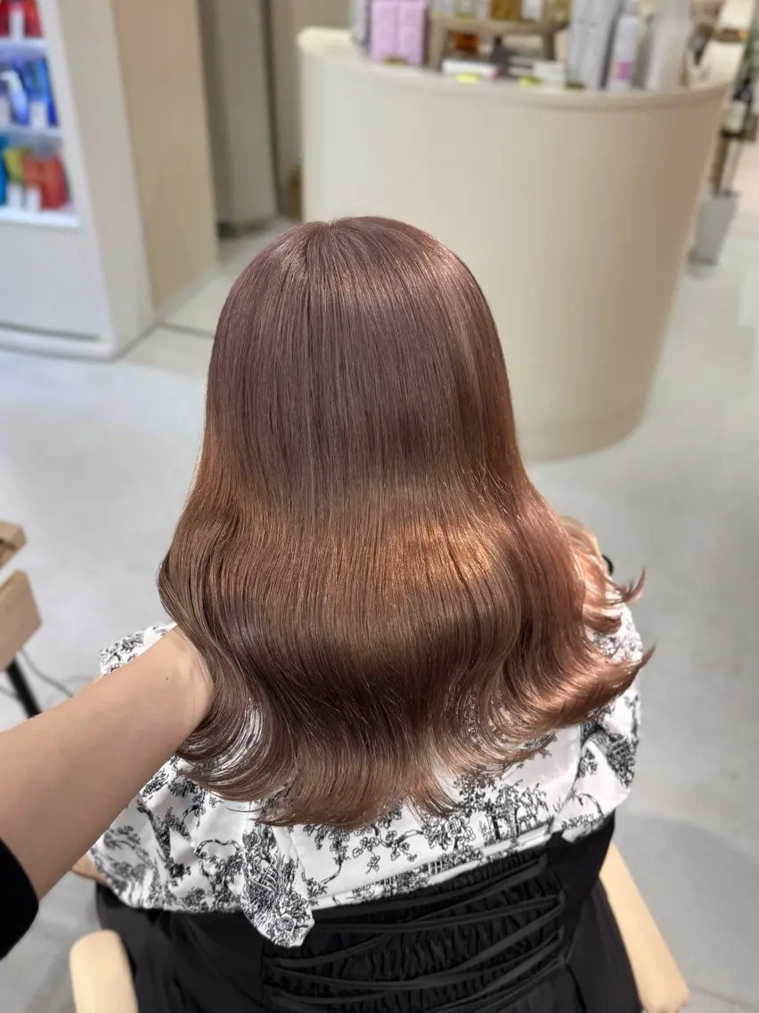 セミロング ヘアカラー jupreÿ 𝒔𝒂𝒚𝒂🍓のヘアスタイル