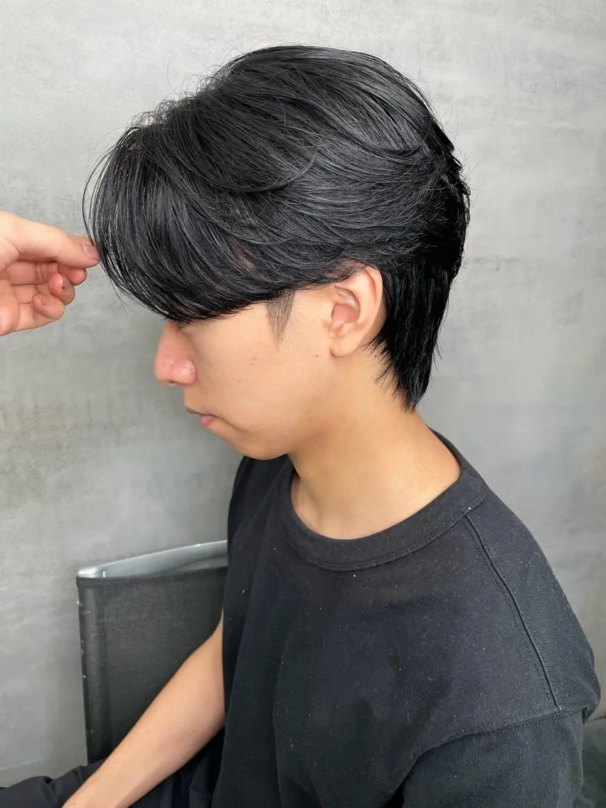 パーマ メンズ 静岡 / 毛流れ特化 /下居真大のヘアスタイル