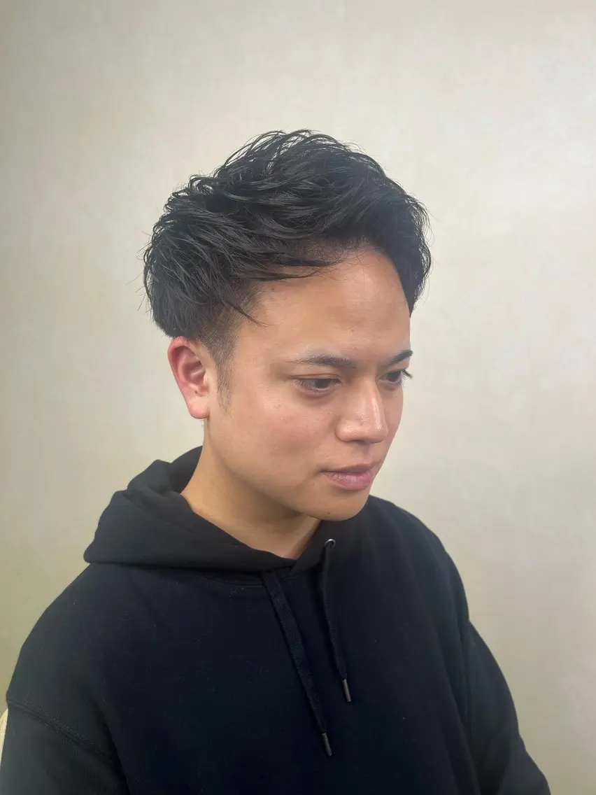 ショート メンズ カット メンズ特化✨パーマス タイル大得意安田海斗のヘアスタイル