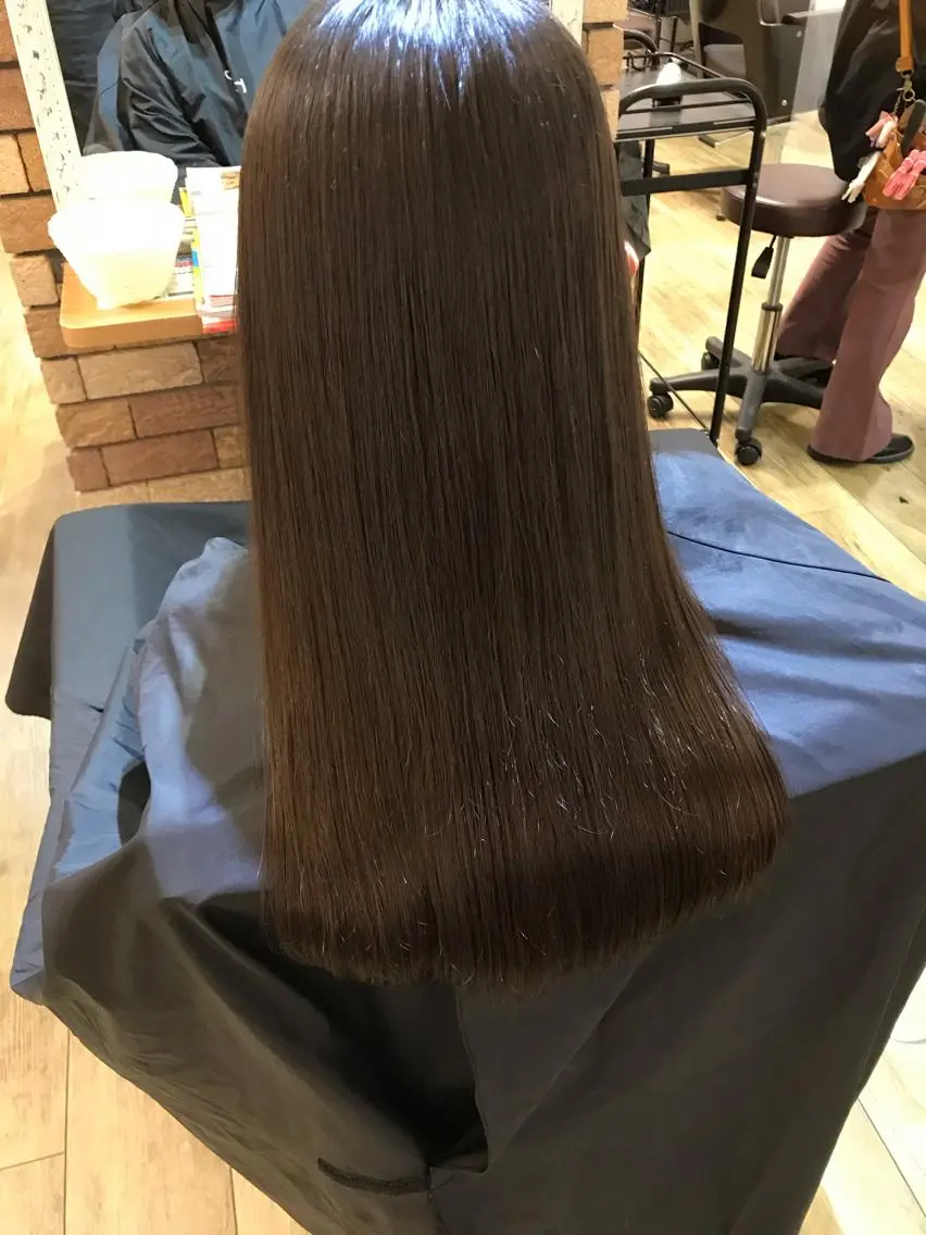 ✂︎髪質改善ストレートの写真