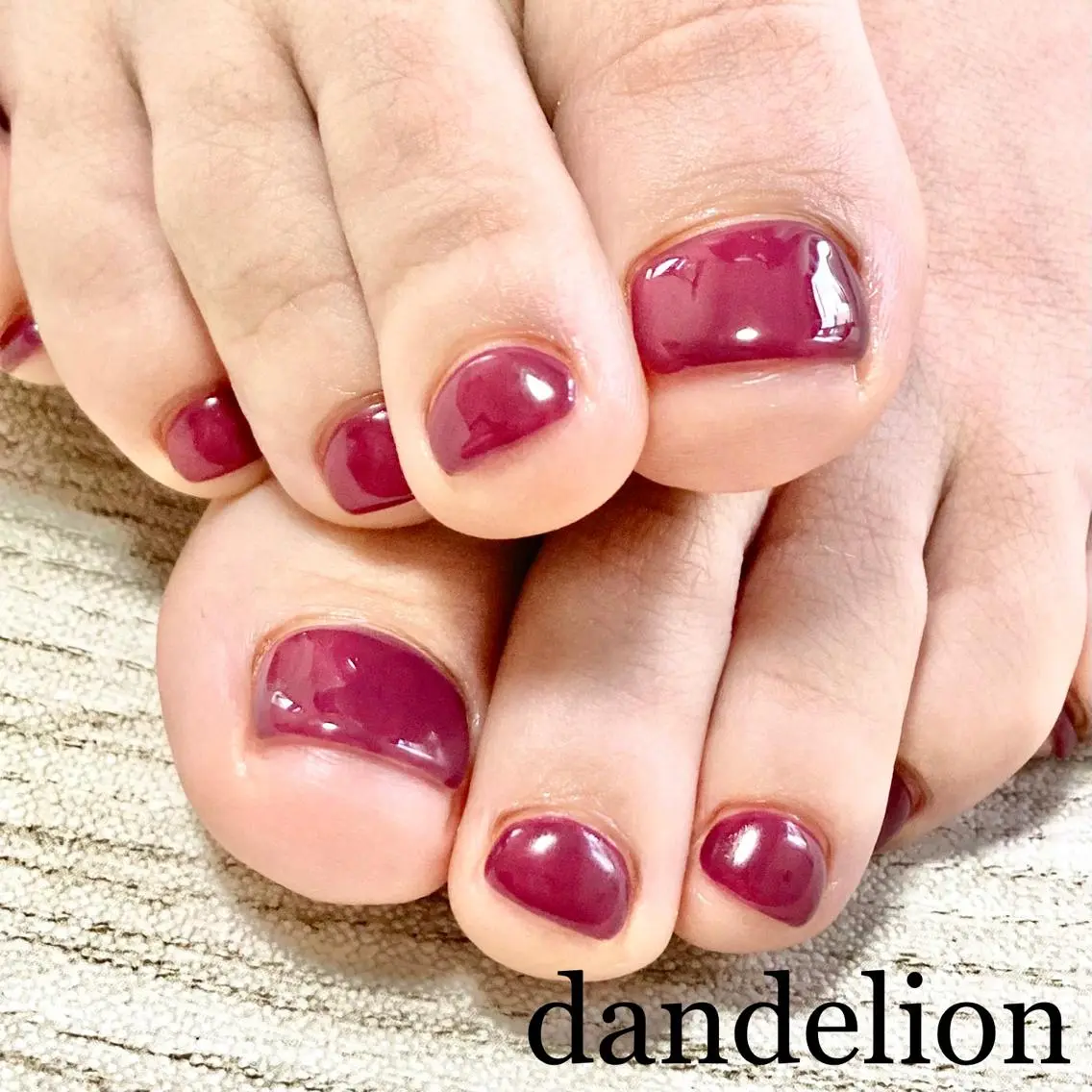 ネイル フットネイル dandelion ダンデライオンのネイルデザイン