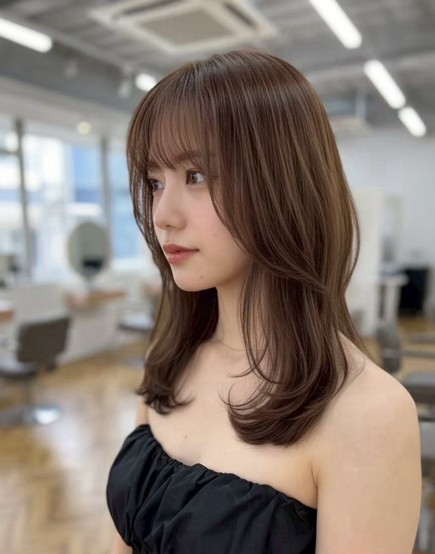 セミロング 森尾 鷹矢のヘアスタイル