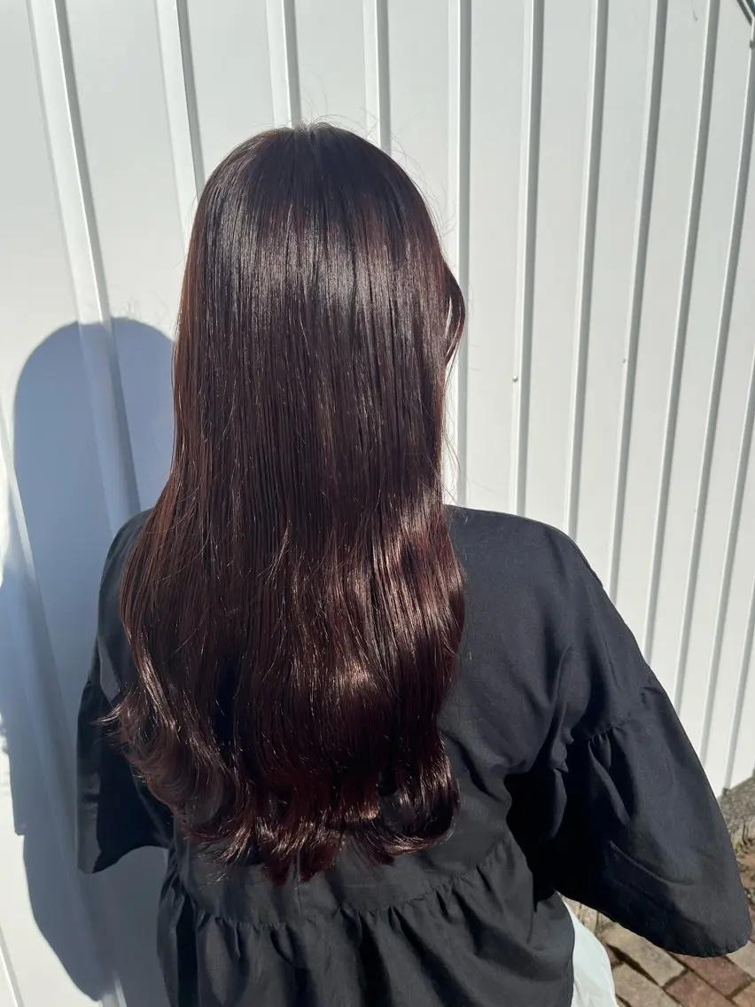 カラー ヘアカラー 松井 咲樹のヘアスタイル