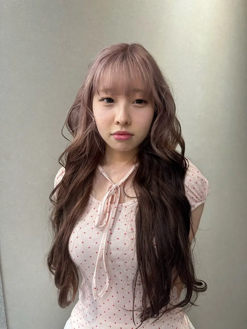 ロング ヘアカラー Daisy🎀透け感 カラー🎀JUNAのヘアスタイル