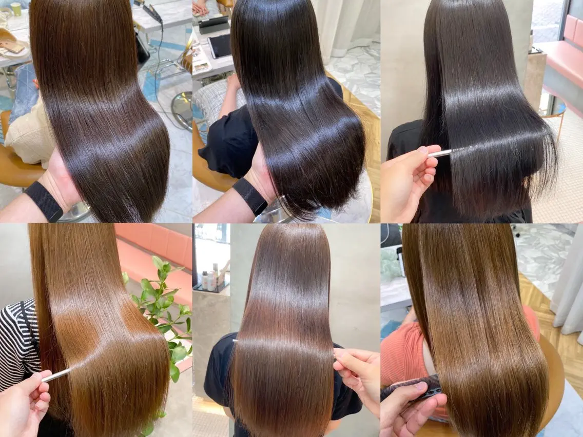 ロング カラー カット 縮毛矯正 トリートメント 美髪❣️縮毛矯正/ 髪質改善✨/山本のヘアスタイル