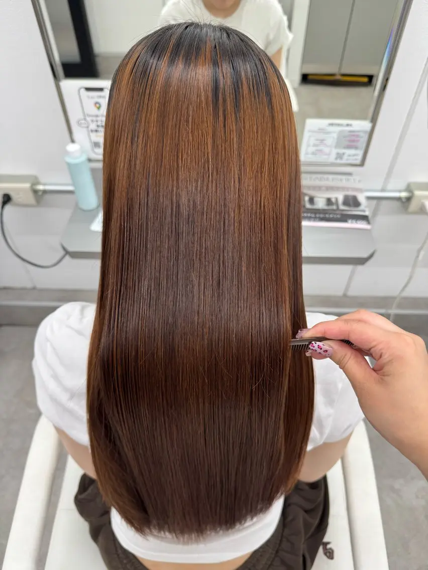 ロング 縮毛矯正 🌟モデル募集 /さら🩷のヘアスタイル