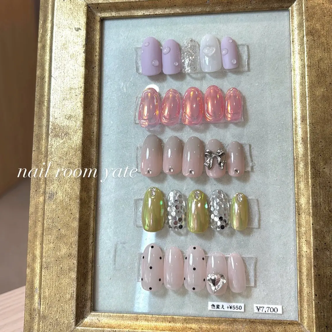 🩷【オフあり】定額デザイン(🍀お爪に優しいパラジェル使用‎♡⃛ ̖́-)の写真
