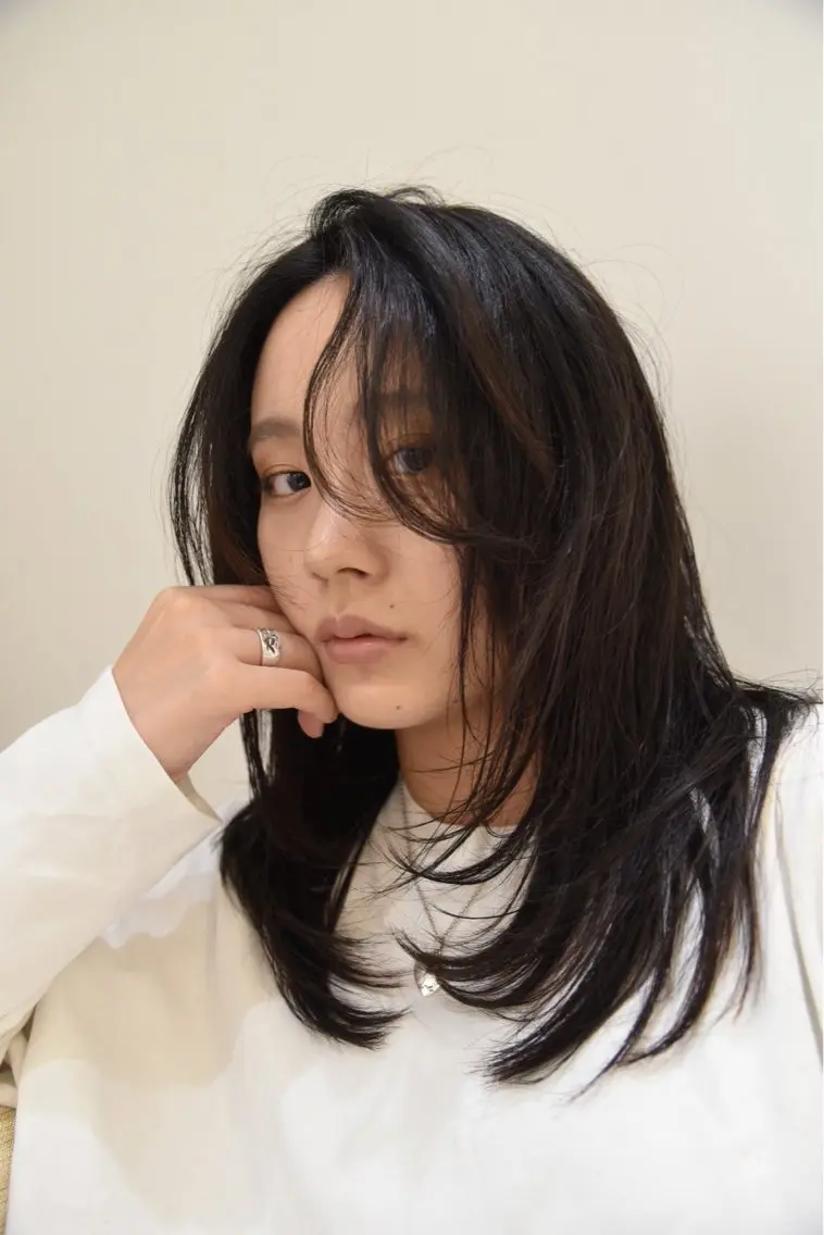 ミディアム 佐藤 怜哉のヘアスタイル